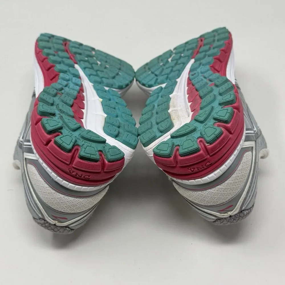 Brooks Ghost 8th Edition Sneakers Shoes Womens  8 M Gray Pink Running Comfort